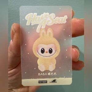 Popmart The Monsters Baba Labubu Have A Seat Trading Collectible Card